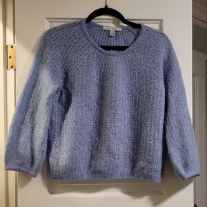 Autumn Cashmere Light Blue Crewneck Sweater